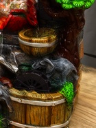 Фонтан настольный «Слоники у воды, бочки и ведёрко», 12×18×25 см, с подсветкой  (артикул 9087432)  большой выбор товаров оптом и в розницу по низким ценам с доставкой