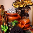 Фонтан "Мельница за забором" 15х17х19 см (с подсветкой) - фото 14814467