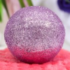 Бомбочка для ванн с блестками «Silver bells», 120 г - Фото 2