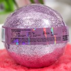 Бомбочка для ванн с блестками «Silver bells», 120 г - Фото 4