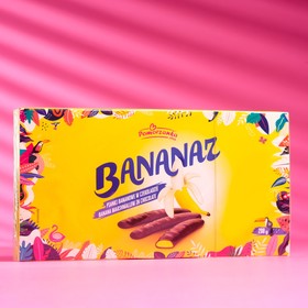 Суфле Bananaz со вкусом банана, в шоколадной глазури, 200 г 9050450