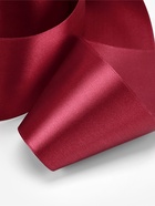 Лента атласная, 75 мм, 23±1 м, бордовая №37 - Фото 4