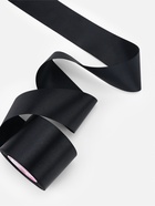 Лента атласная, 75 мм, 23±1 м, чёрная №39 - Фото 3