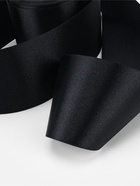 Лента атласная, 75 мм, 23±1 м, чёрная №39 - Фото 4