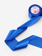 Лента атласная, 75 мм, 23±1 м, синяя №40 - Фото 2