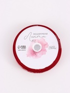 Лента атласная, подарочная упаковка, «С любовью», красная, 1 см × 5 м - Фото 6