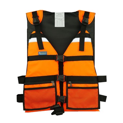 Жилет спасательный "Сибтермо" ЖС-03-О, оранжевый, размер M, ЖС -03.О.50-60