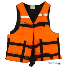 Жилет спасательный "Сибтермо" ЖС-02-О, оранжевый, размер L, ЖС -02.О.60-70