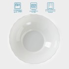 Салатники Avvir «Дива», набор 7 шт.: 6 шт.: d=11 см, 1 шт.: d=20 см, стеклокерамика, белые - Фото 2