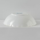 Салатники Avvir «Дива», набор 7 шт.: 6 шт.: d=11 см, 1 шт.: d=20 см, стеклокерамика, белые - Фото 4