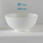 Салатники Avvir «Дива», набор 7 шт.: 6 шт.: d=11 см, 1 шт.: d=20 см, стеклокерамика, белые - Фото 5