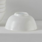 Салатники Avvir «Дива», набор 7 шт.: 6 шт.: d=11 см, 1 шт.: d=20 см, стеклокерамика, белые - Фото 7