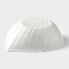 Салатник Avvir «Лист», 1.4 л, 28×22×8.5 см, стеклокерамика, белый - Фото 3