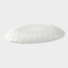 Блюдо сервировочное Avvir «Лист», 29×21,5×2 см, стеклокерамика, цвет белый - Фото 3