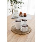 Кружка Доляна «Грация», 350 мл, стеклокерамика, белая - Фото 7