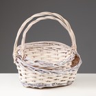 Набор корзин плетеных, ива, 30x26x8/17/29x25x18; 25x22x7/15/25x21x15, 2 шт, серый - фото 21752580