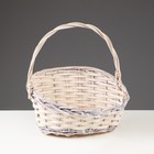 Набор корзин плетеных, ива, 30x26x8/17/29x25x18; 25x22x7/15/25x21x15, 2 шт, серый - фото 21752581