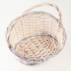 Набор корзин плетеных, ива, 30x26x8/17/29x25x18; 25x22x7/15/25x21x15, 2 шт, серый - фото 21752583