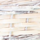 Набор корзин плетеных, ива, 30x26x8/17/29x25x18; 25x22x7/15/25x21x15, 2 шт, серый - фото 21752584