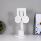 Настольная лампа сенсорная "Круги" с органайзером LED 20Вт  АКБ USB белый 44х36х15 см RISALUX  78003 7800305