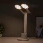 Настольная лампа сенсорная "Круги" с органайзером LED 20Вт  АКБ USB белый 44х36х15 см RISALUX  78003 7800305