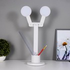 Настольная лампа сенсорная "Круги" с органайзером LED 20Вт  АКБ USB белый 44х36х15 см RISALUX  78003 7800305