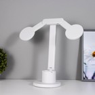 Настольная лампа сенсорная "Круги" с органайзером LED 20Вт  АКБ USB белый 44х36х15 см RISALUX  78003 7800305