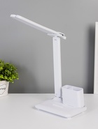 Настольная лампа сенсорная «Раздвижная» LED 15 Вт АКБ USB белый 45×30×17 см RISALUX - Фото 1