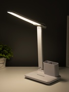 Настольная лампа сенсорная «Раздвижная» LED 15 Вт АКБ USB белый 45×30×17 см RISALUX - Фото 3