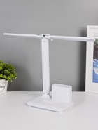 Настольная лампа сенсорная «Раздвижная» LED 15 Вт АКБ USB белый 45×30×17 см RISALUX - фото 24469546
