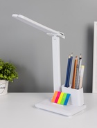Настольная лампа сенсорная «Раздвижная» LED 15 Вт АКБ USB белый 45×30×17 см RISALUX - Фото 8