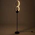 Торшер "Кольца" LED 22Вт 3000-6000К черный 22х22х132см 7817180