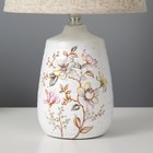 Настольная лампа Флоренция E14 40 Вт белый 22×22×35 см RISALUX - фото 21844521