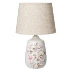 Настольная лампа Флоренция E14 40 Вт белый 22×22×35 см RISALUX - фото 21844523