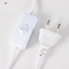 Настольная лампа Легия E14 40Вт белый 18х18х29,5 см - фото 805004786