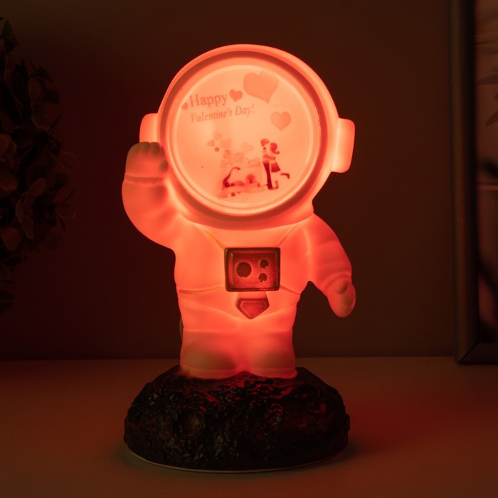Ночник Космонавт LED USB МИКС 7,5х7,5х17,5 см RISALUX - фото 1910454968