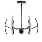 Люстра «Элеганс» LED 48 Вт 3000-6000К черный 80×80×45 см BayerLux - фото 49188075