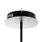 Люстра «Элеганс» LED 48 Вт 3000-6000К черный 80×80×45 см BayerLux - фото 49188077