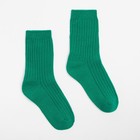 Носки детские однотонные MINAKU цв.зеленый, р-р 17-18 см - фото 9953775