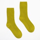Носки детские однотонные MINAKU цв.желто-зеленый, р-р 17-18 см - фото 9953783