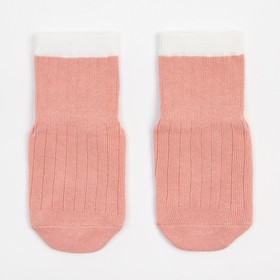 Носки детские MINAKU со стоперами цв.розовый, р-р 14 см