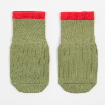 Носки детские MINAKU со стоперами цв.зеленый, р-р 14 см