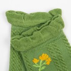 Носки детские MINAKU Цветочек цв.зеленый, р-р 12-14 см - Фото 2