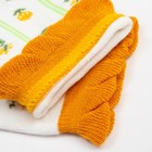 Носки детские MINAKU «Цветы», белые, размер 14-16 см - фото 119115985