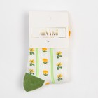 Носки детские MINAKU «Цветы», белые, размер 14-16 см - фото 119115986