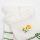 Носки детские MINAKU Цветочек цв.белый, р-р 12-14 см - Фото 2