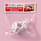 Плунжеры кондитерские Доляна «Листик», набор 3 шт., d=7/6.5/5 см, пластик, белые - Фото 6