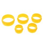 Набор форм для печенья «Волна», 5 шт, 10×4 см, цвет МИКС - Фото 1