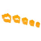 Набор форм для печенья «Тюльпан», 5 шт (3,5×2,5; 4,5×3,5; 6,5×4; 8×5,5; 10×6,5 см), цвет МИКС - Фото 1