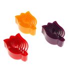 Набор форм для печенья «Тюльпан», 5 шт (3,5×2,5; 4,5×3,5; 6,5×4; 8×5,5; 10×6,5 см), цвет МИКС - Фото 4